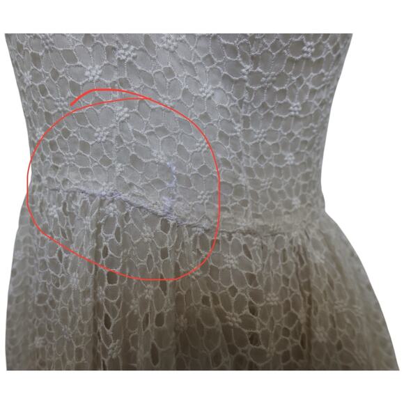 Giambattista Valli RESORT 2014 Off White Cotton Silk Blend Mini Dress Size XS - Picture 8 of 16